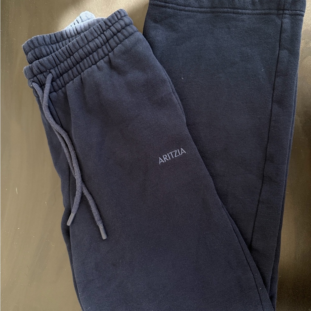 Aritzia Navy Track Pants